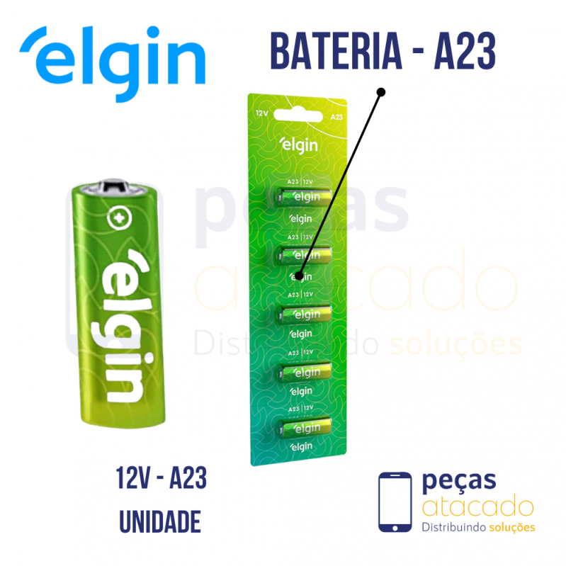 PILHA BATERIA BATERIA A23 12V 82195 - ELGIN