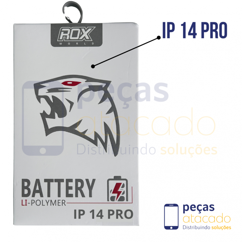 BA-0563 BATERIA ROX IPHONE 14 PRO (A2650) (1 ANO DE GARANTIA)