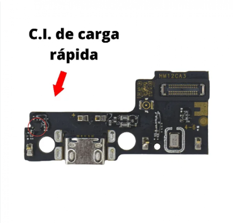 SB-0288 SUB PLACA DE CARGA XIAOMI REDMI 12C TURBO