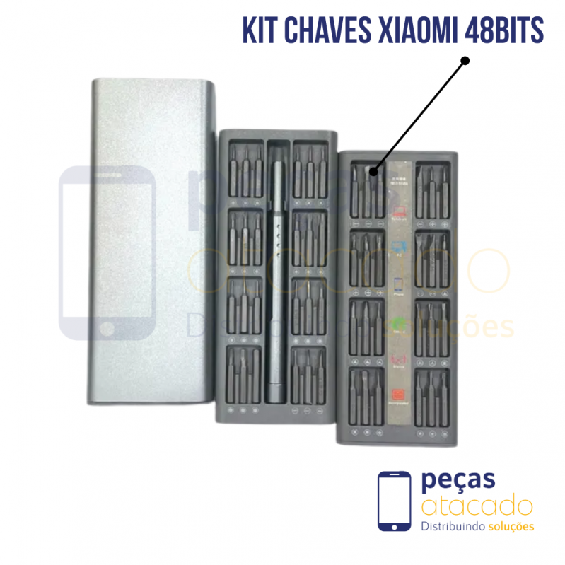KIT CHAVES FERRAMENTAS 48 BITS XIAOMI MIJIA