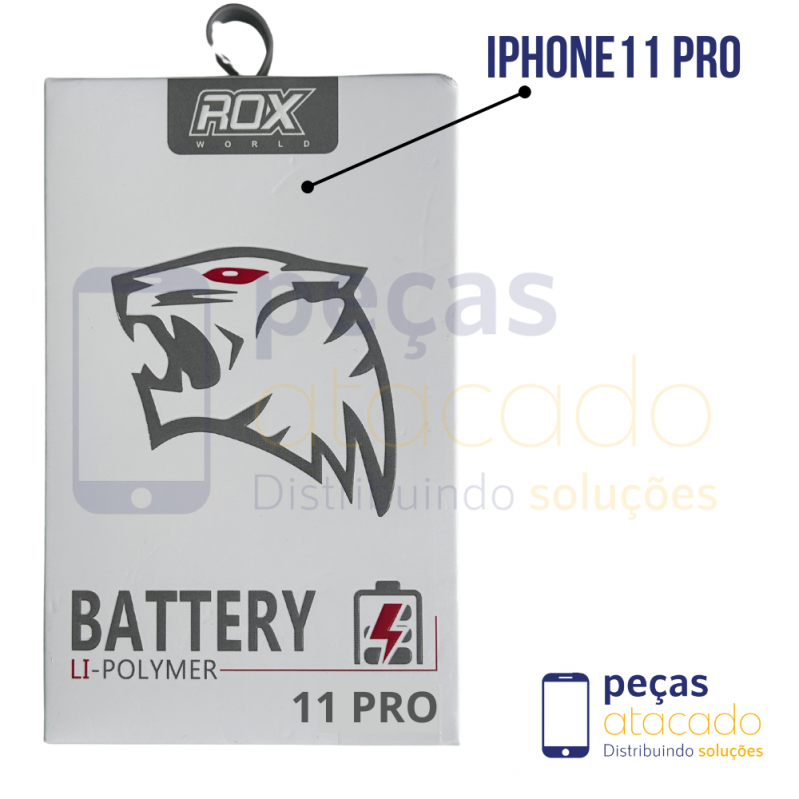 BA-0342 BATERIA ROX IPHONE 11 PRO (A2160) (1 ANO DE GARANTIA)
