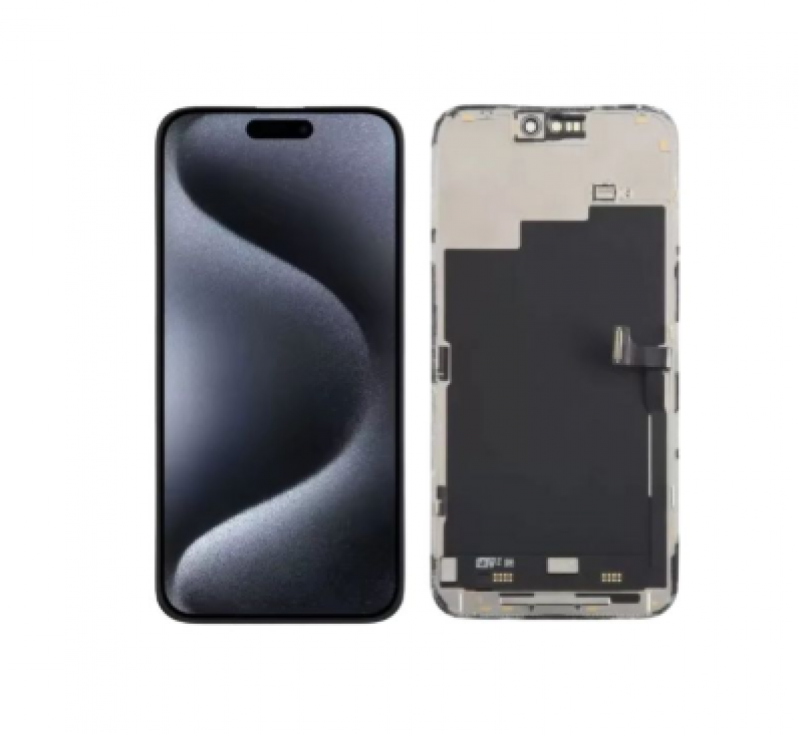 FRONTAL IPHONE 15 PRO SEM ARO AMOLED COMPATÍVEL IC WEFIX