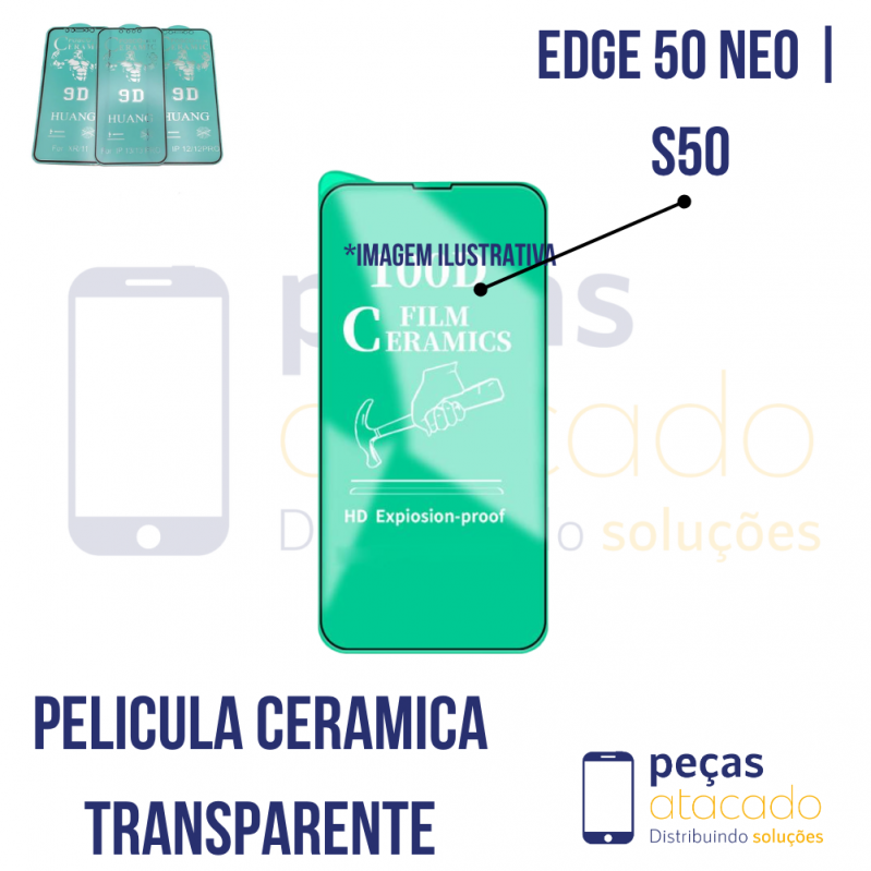 P-0264 PELICULA MOTOROLA MOTO EDGE 50 NEO | S50 CERAMICA TRANSPARENTE
