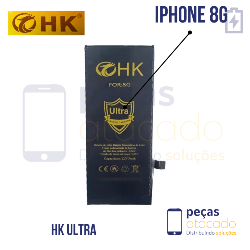 BA-0180 BATERIA 1 LINHA  IPHONE 8G