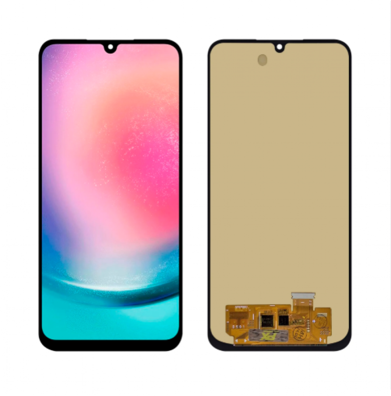 S-0147 FRONTAL SAMSUNG A24 4G | A25 | M34 5G SEM ARO PRETO ORIGINAL CHINA OLED