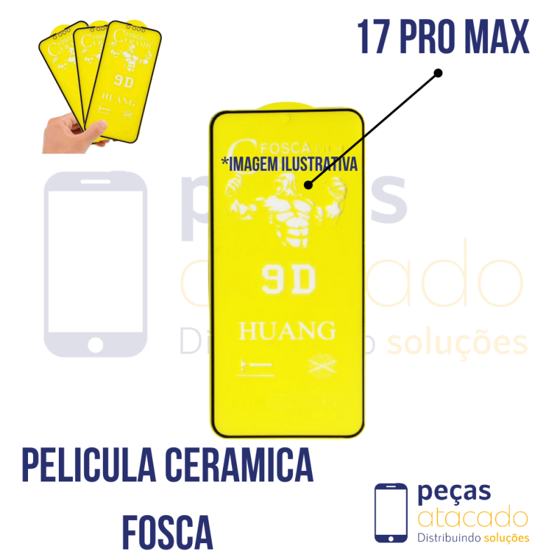 P-0759 PELICULA IPHONE 17 PRO MAX CERAMICA FOSCA