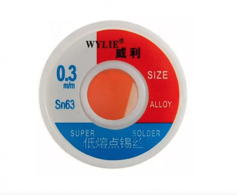 SOLDA ESTANHO WYLIE 0.3MM