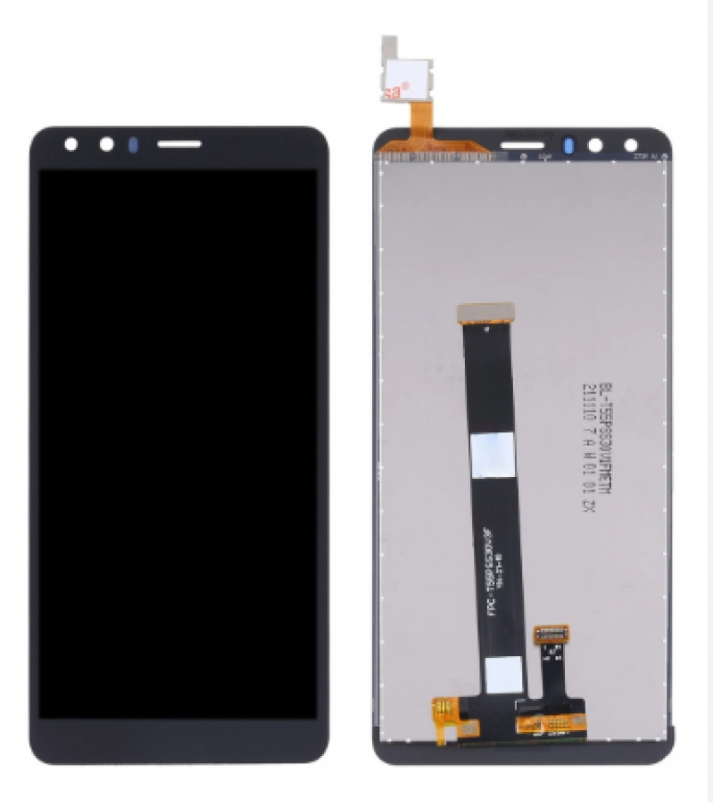 S-0695 FRONTAL NOKIA C01 PLUS (TA1383 | TA1387) SEM ARO PRETO CHINA IPS