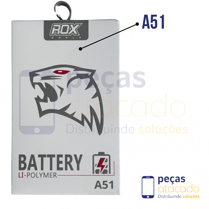 BA-0387 BATERIA ROX SAMSUNG A51 (SM-A515) (EB-BA515ABY) (1 ANO DE GARANTIA)