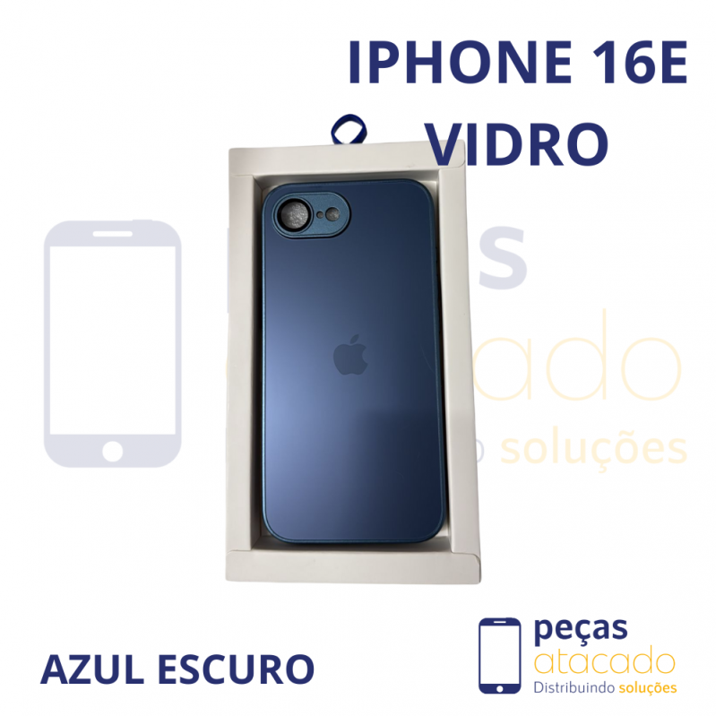 CAPA AG-GLASS IPHONE 16E (AZUL ESCURO)