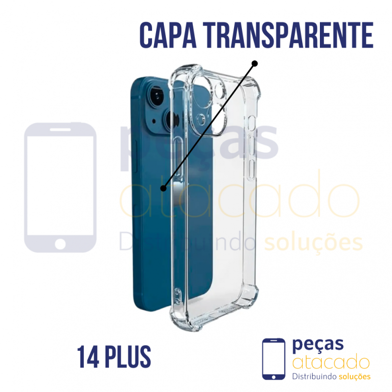 CAPA TRANSPARENTE IPHONE 14