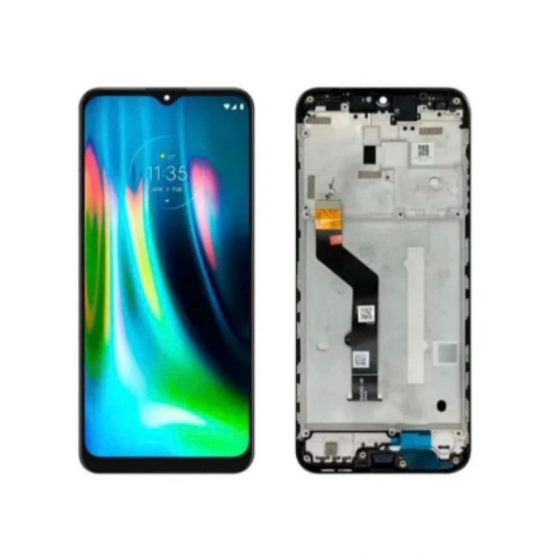 S-0387 FRONTAL MOTOROLA MOTO G9 PLAY (XT-2083) | E7 PLUS (XT-2081) COM ARO ORIGINAL CHINA IPS
