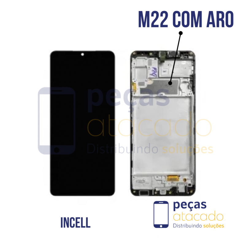 S-0917 FRONTAL SAMSUNG M22 COM ARO INCELL IPS