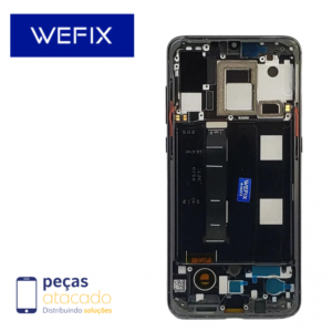 S-0672 FRONTAL XIAOMI MI 9 (M1902F1A) COM ARO PRETO WEFIX OLED
