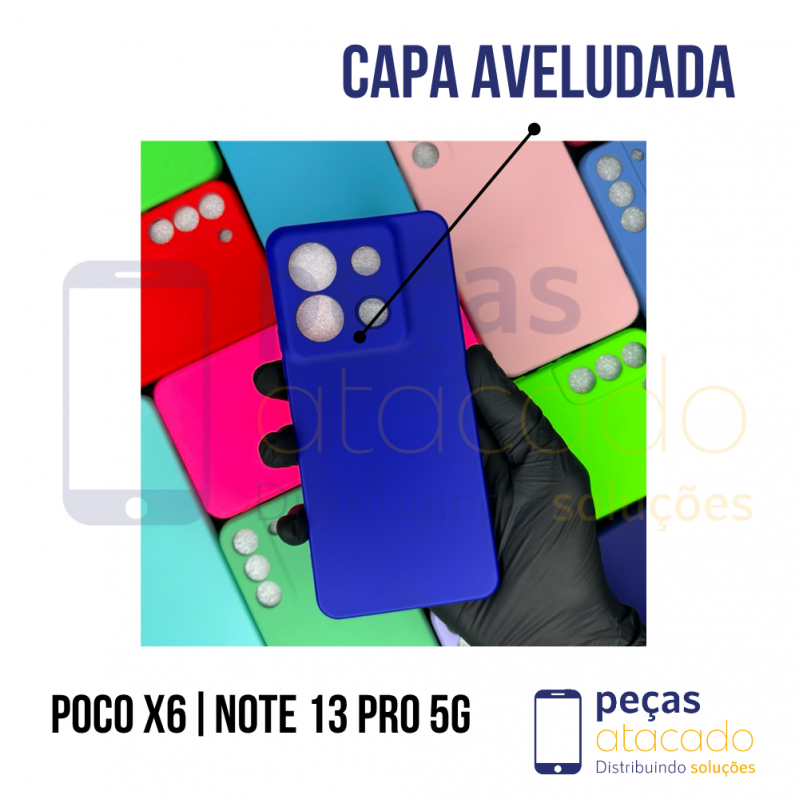 CAPA AVELUDADA XIAOMI NOTE 13 PRO