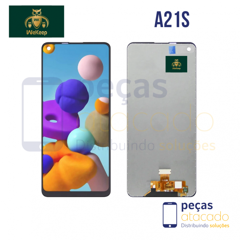 S-0895 FRONTAL SAMSUNG A21S (SM-A217) SEM ARO WE KEEP IPS