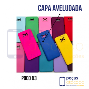 CAPA AVELUDADA XIAOMI POCO X3
