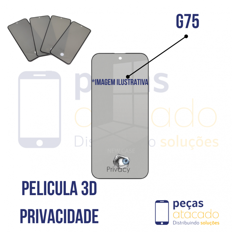 P-0245 PELICULA MOTOROLA MOTO G75 3D PRIVACIDADE