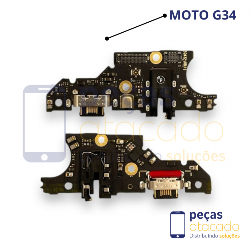 SB-0212 SUB PLACA CONECTOR MOTOROLA MOTO G34 5G XT2363 ORIGINAL NACIONAL