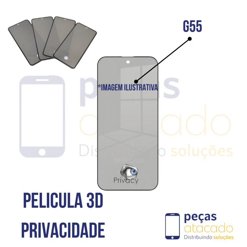 P-0237 PELICULA MOTOROLA MOTO G55 3D PRIVACIDADE
