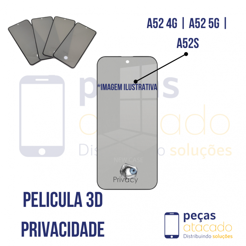 P-0656 PELICULA SAMSUNG A52 4G | A52 5G | A52S 3D PRIVACIDADE