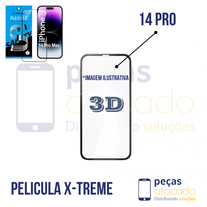 P-0731 PELICULA IPHONE 14 PRO X-TREME COVER