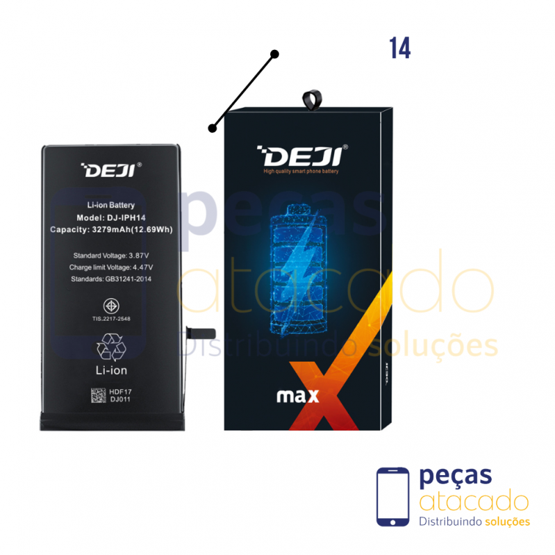 BA-0302 BATERIA DEJI IPHONE 14 (A2649)