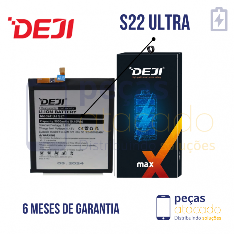 BA-0626 BATERIA DEJI SAMSUNG S22 ULTRA (SM-S908)