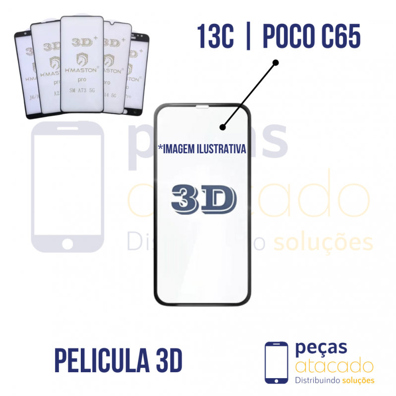 P-0584 PELICULA SAMSUNG REDMI 13C | POCO C65 | A06 | SM A05 | A05S | A07 3D