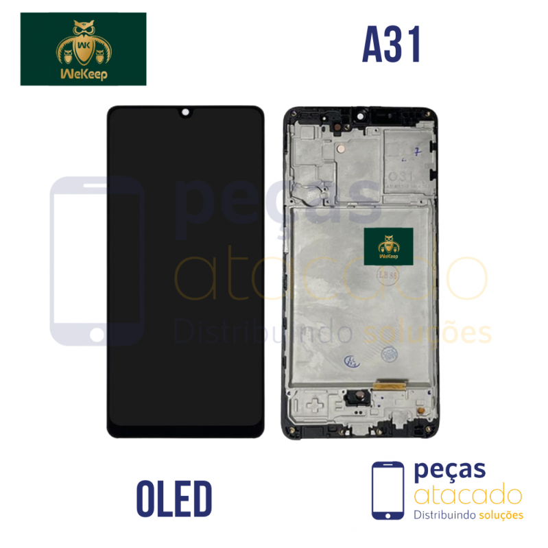 S-0399 FRONTAL SAMSUNG A31 (SM-A315) COM ARO WE KEEP OLED