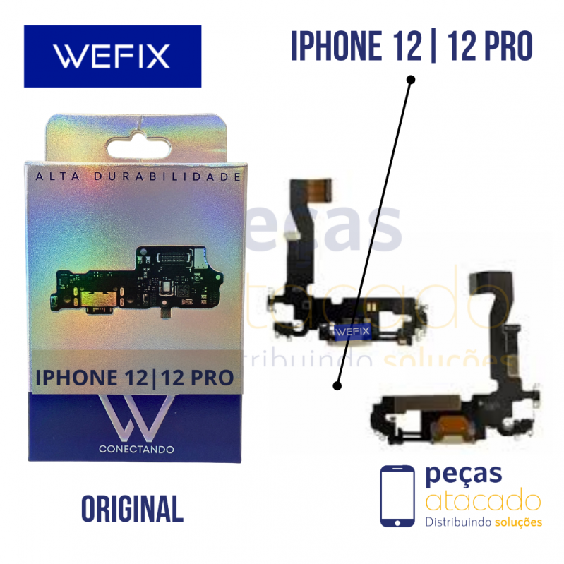 FLEX DE CARGA IPHONE 12 | 12 PRO WEFIX ORIGINAL