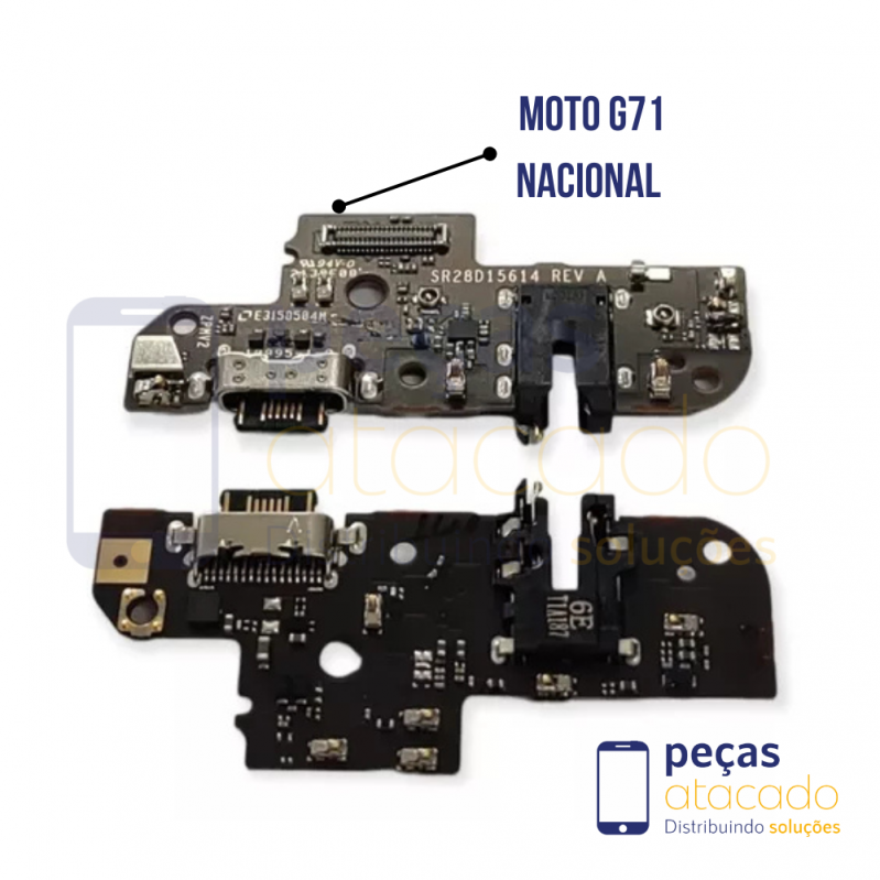 SB-0161 SUB PLACA CONECTOR MOTOROLA MOTO G71 XT2169 ORIGINAL NACIONAL