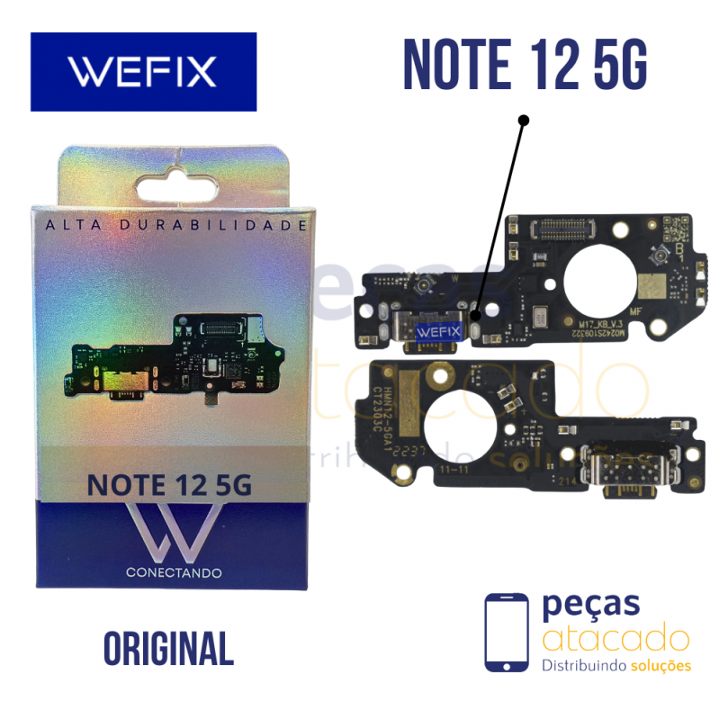 SUB PLACA DE CARGA XIAOMI NOTE 12 5G | POCO X5 5G WEFIX ORIGINAL