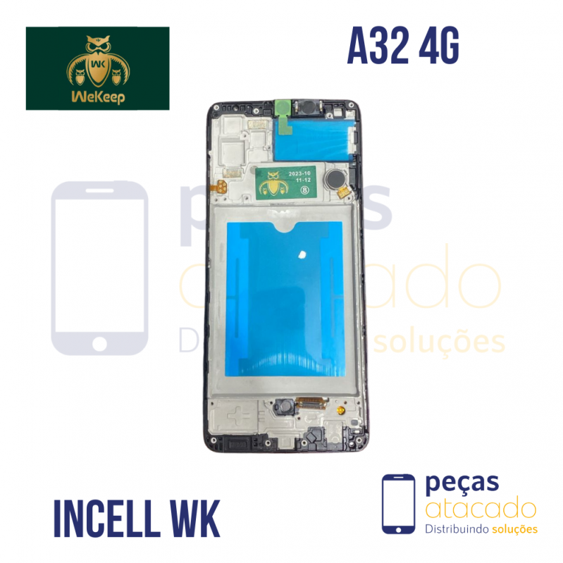 S-0435 FRONTAL SAMSUNG A32 4G COM ARO PRETO INCELL WE KEEP IPS