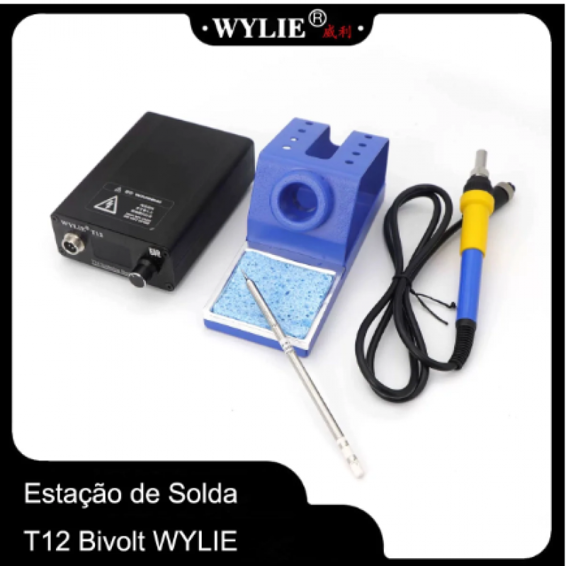 ESTAÇÃO DE SOLDA T12 BIVOLT WYLIE
