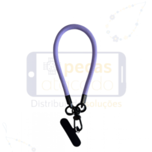 CORDÃO DE PULSO PARA CELULAR LILAS