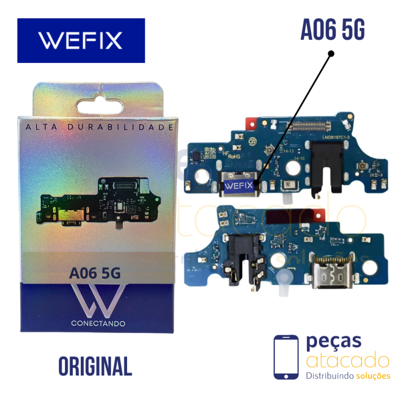 SUB PLACA DE CARGA SAMSUNG A06 WEFIX ORIGINAL