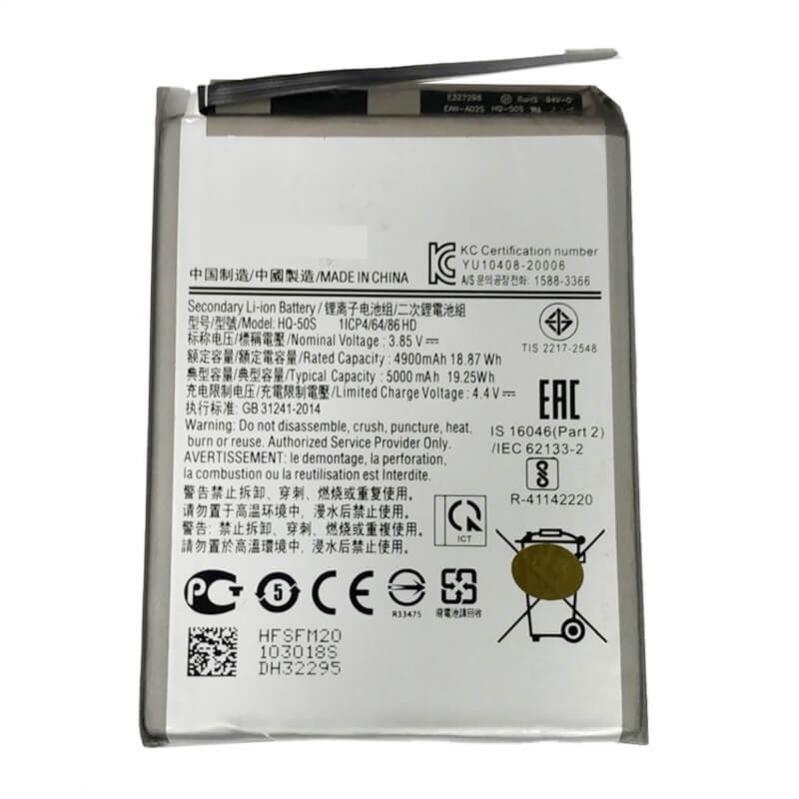 BA-0005 BATERIA 1 LINHA SAMSUNG A02S (SM-A025) A03S (SM-A037) A03 CORE | A04E (HQ-50S)