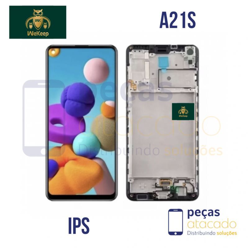 S-0402 FRONTAL SAMSUNG A21S (SM-A217) COM ARO WE KEEP IPS