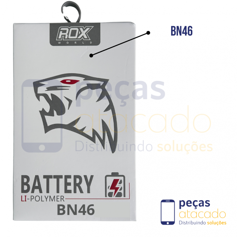 BA-0400 BATERIA ROX XIAOMI NOTE 8 | NOTE 6 | REDMI 7 | NOTE 8T (BN46) (1 ANO DE GARANTIA)