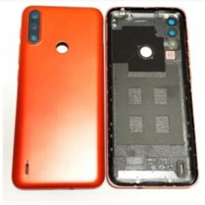TAMPA TRASEIRA MOTOROLA E7 VERMELHO CORAL