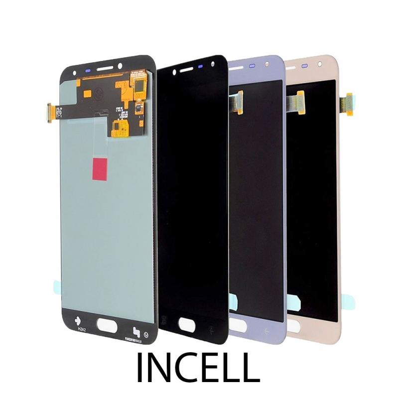 S-0151 FRONTAL SAMSUNG J4 (SM-J400) SEM ARO PRETA INCELL IPS