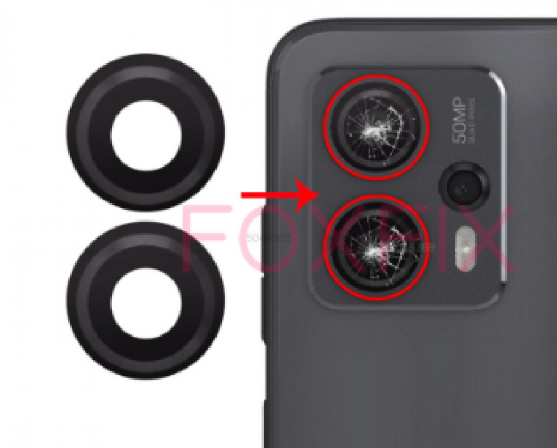 L-0045 LENTE MOTOROLA MOTO G23 (KIT 2)