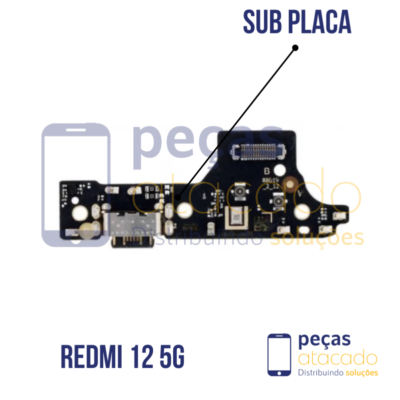 SB-0329 SUB PLACA DE CARGA XIAOMI REDMI 12 TURBO
