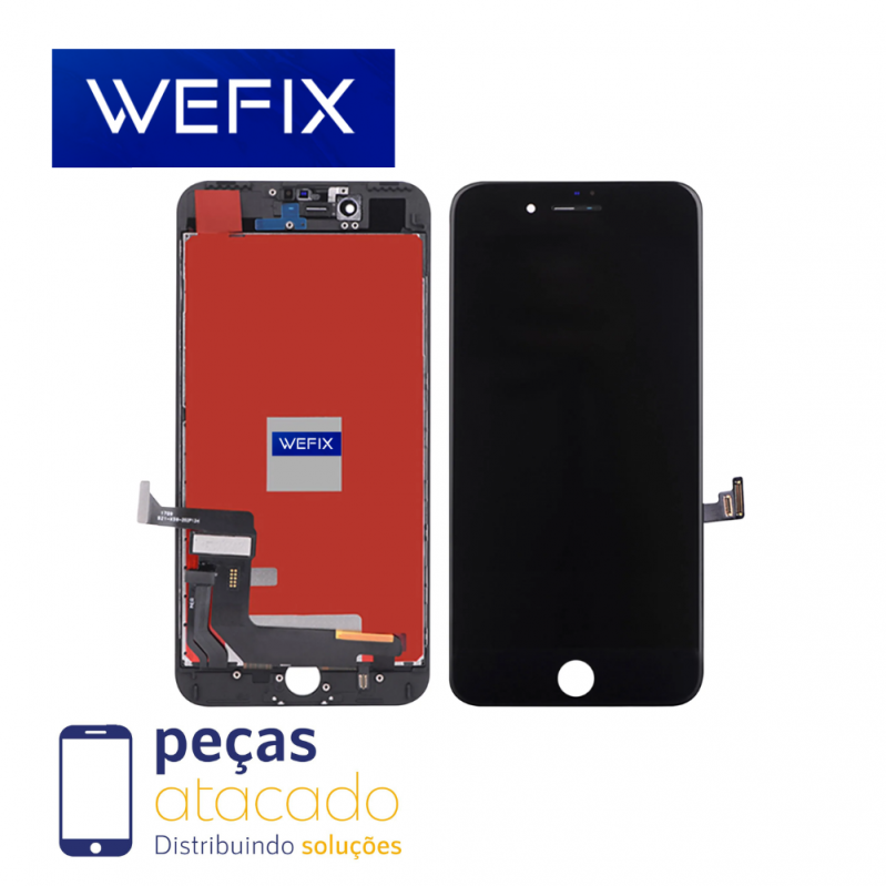 S-0598 FRONTAL IPHONE 7G PLUS (A1784) WEFIX PRETO IPS