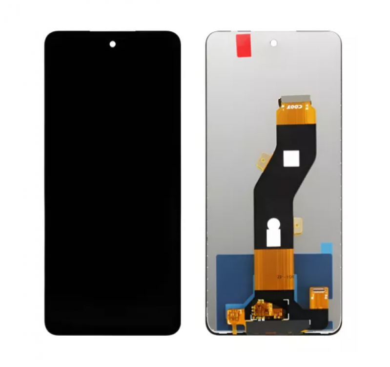 S-0969 FRONTAL INFINIX SMART 8 PRETO SEM ARO ORIGINAL CHINA IPS