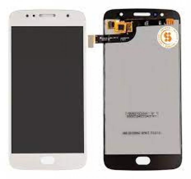 S-0862 FRONTAL MOTOROLA MOTO G5S (XT-1797) SEM ARO PRATA ORIGINAL CHINA IPS