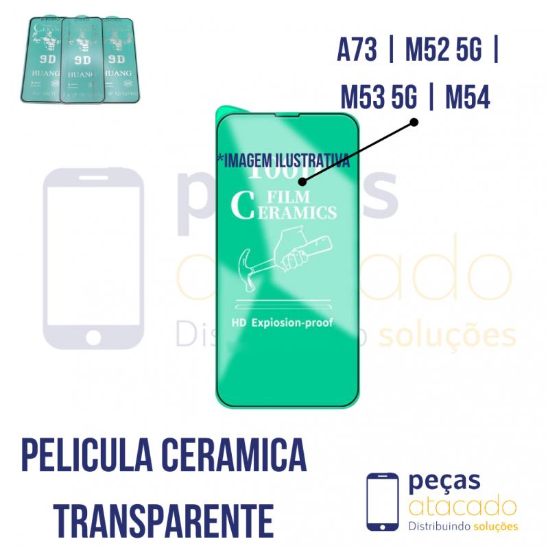 P-0353 PELICULA SAMSUNG A73 | M52 5G | M53 5G | M54  CERAMICA TRANSPARENTE