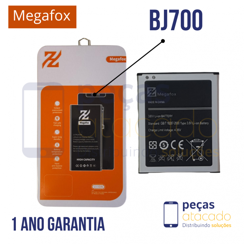 BA-0491   BATERIA MEGAFOX SAMSUNG J400 | J700 | J701 NEO (BJ700) (1 ANO DE GARANTIA)