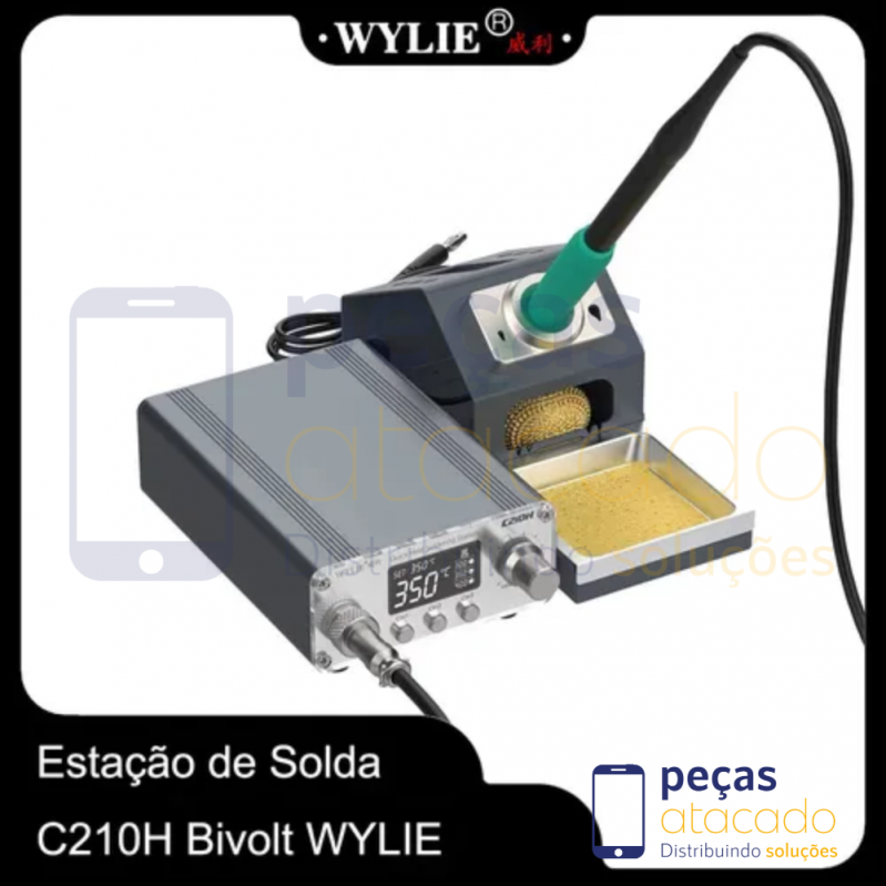ESTAÇÃO DE SOLDA BIVOLT WYLIE (C210H)
